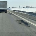 Didžiulės duobės automagistralėje