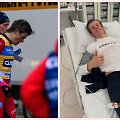 Johannesas Hosflotas Klaebo per griuvimą patyrė smegenų sukrėtimą.