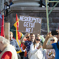 Protestas prie&scaron; Galimybių pasą