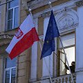 Lenkijos ir Europos Sąjungos vėliavos