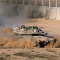 Izraelio kariuomenės tankas / JACK GUEZ / AFP