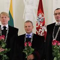 &Scaron;iaulių apylinkės teismo teisėjai. I&scaron; kairės: Mantas Liesis, Danas Lisas ir Vaidotas Narvidas