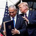 Benjaminas Netanyahu ir Donaldas Trumpas /  REUTERS