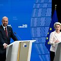 Europos Komisijos pirmininkė Ursula von der Leyen ir Europos Vadovų Tarybos pirmininkas Charles'is Michelis