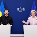 V. Zelenskis ir U. von der Leyen / SIMON WOHLFAHRT / AFP