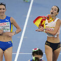 Liudmila Olianovska ir Laura Garcia-Caro.