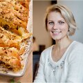 Dangira &Scaron;ima&scaron;iutė ir jos kepta pynė su moliūgais, feta ir spanguolėmis