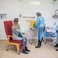 Vilniaus miesto klinikinės ligoninės medikų vakcinacija nuo COVID-19
