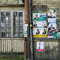 Rinkiminiai plakatai Luk&scaron;iuose