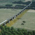 Naujas geležinkelio tiltas per Nerį bus 1510 m ilgio