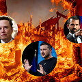 Elonas Muskas, Donaldas Trumpas jaunesysis, Volodymyras Zelenskis