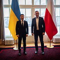 Volodymyras Zelenskis ir Andrzejus Duda