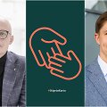 E.Jakilaitis ir M.Sinkevičius kviečia visus sustoti ir i&scaron;reik&scaron;ti solidarumą
