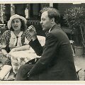 Elena Žalenkivičaitė-Petrauskienė ir Henrikas Kačinskas Palangoje. Apie 1930 m. 