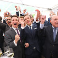 Krik&scaron;čionių demokratų sąjungos nariai &scaron;venčia rezultatus