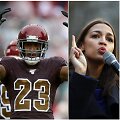 JAV politikės M.Bowser (kairėje) ir A.Ocasio-Cortez (de&scaron;inėje) mano, kad &bdquo;Washington Redskins&ldquo; turėtų keisti pavadinimą.