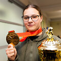 Vilniaus oro uoste pasitiktos  Europos bokso čempionato prizininkės: Gabrielė Stonkutė ir Ana Starovoitova