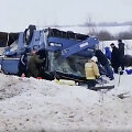 Apvirtęs autobusas