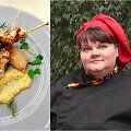 Grilio meistrė Halina Bov&scaron;evič ir jos gamintas patiekalas