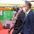 Manassehas Sogavare su Kinijomis ambasadoriumi