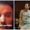 &bdquo;Tel&scaron;iams&ldquo; atstovaujantis Martynas Gecevičius patyrė nosies lūž&scaron; per NKL rungtynes.