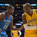 Kevinas Durantas ir Kobe Bryantas