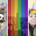 LGBTQ bendruomenei skirti nuotraukų filtrai ir kaukės