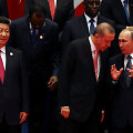 Xi Jinpingas, Recepas Tayyipas Erdoganas ir Vladimiras Putinas 2016 m.