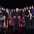 Italijos dizaineris Giorgio Armani po &bdquo;Emporio Armani&ldquo; kolekcijos pristatymo
