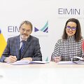 Oleksandras Blankas ir Erika Kuročkina. / Ekonomikos ir inovacijų ministerijos nuotr.