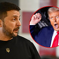 Volodymyras Zelenskis ir Donaldas Trumpas