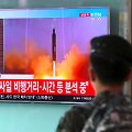 &Scaron;iaurės Korėjoje atliktas dar vienas raketos bandymas