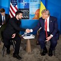Volodymyras Zelenskis ir Donaldas Trumpas / HANDOUT / AFP