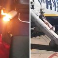 &bdquo;Ryanair&ldquo; lėktuve užsidegė telefonas: keleiviai nufilmavo paniką ir evakuaciją