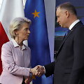 Ursula von der Leyen ir Andrzejus Duda