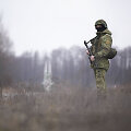 Baltarusių karys pasienyje su Ukraina /  / AP