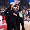 Kauno &bdquo;Žalgirio&ldquo; treneriai po pergalės Belgrade