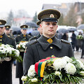 Laisvės gynėjų pagerbimo ceremonija Antakalnio kapinėse