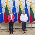 Ingridos &Scaron;imonytės ir Ursula von der Leyen susitikimas