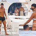 Christiano Ronaldo su mylimąja užfiksuoti jachtoje
