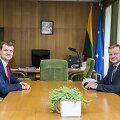 Gintautas Paluckas ir Saulius Skvernelis