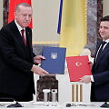 Recepas Tayyipas Erdoganas ir Volodymyras Zelenskis