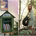 Rugilė ir jos inicijuota &bdquo;Gamtos bičiulių biblioteka&ldquo;