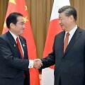 Japonijos ministras pirmininkas F.Kishida ketvirtadienį pirmą kartą asmeni&scaron;kai susitiko su Kinijos prezidentu Xi Jinpingu