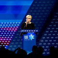  Ingrida &Scaron;imonytė sekmadienį dalyvavo Amerikos žydų komiteto (AJC) konferencijoje
