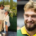 Domantas Sabonis su žmona Shashana