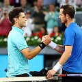 Dominicas Thiemas ir Andy Murray