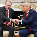 R. T. Erdoganas ir D. Trumpas / SAUL LOEB / AFP