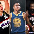 Nikola Jokičius, Giannis Antetokounmpo, Jamesas Hardenas
