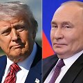 Donaldas Trumpas ir Vladimiras Putinas / SAUL LOEB PAVEL BEDNYAKOV / AFP